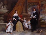 Gonzales Coques The Family of Jan Baptista Anthonie (mk25` oil painting